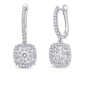 Diamond Earrings 2/ 14k. 1.20 CT. NATURAL ROUNDS DIAMONDS