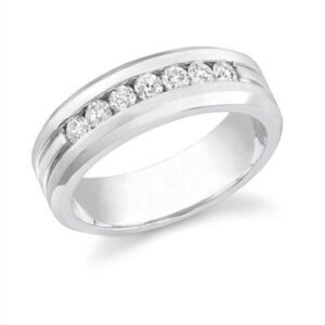 Gentlemen's Diamond Classic Ring #2 / 14K. GOLD 1.20 CARAT ROUND NATURAL DIAMONDS