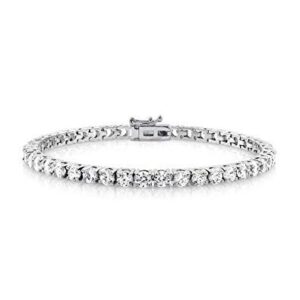 Diamond Bracelet 3 / 5.50 CARAT OF ROUND CUT LAB GROWN DIAMONDS F/ COLOR VS CLARITY