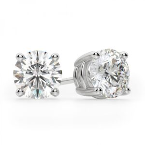 1.00 LAB GROWN DIAMOND STUDS F /COLOR: VS1 CLARITY