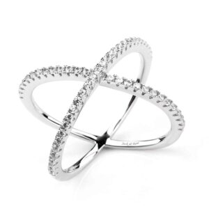 DB 26 / 14K GOLD CROUND CUT NATURAL DIAMOND BAND